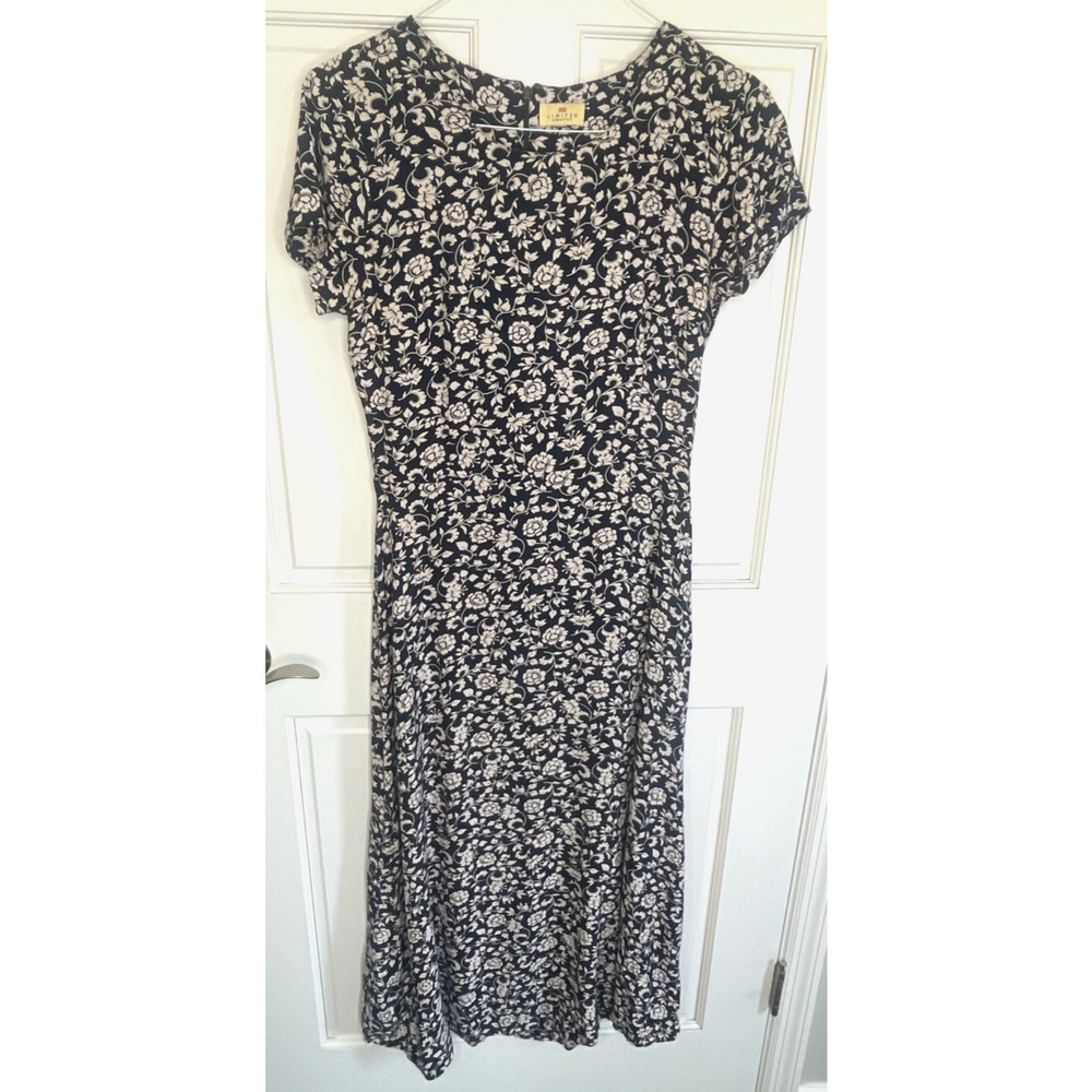 Vintage LIMITED 90s Women’s Floral Maxi Dress Sz 8 Prairie Cottagecore Cowgirl